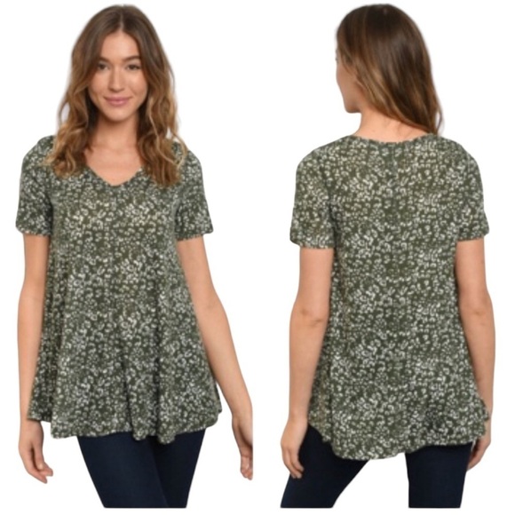 NWT Janette Plus animal print tunic. Size Large - Picture 2 of 5